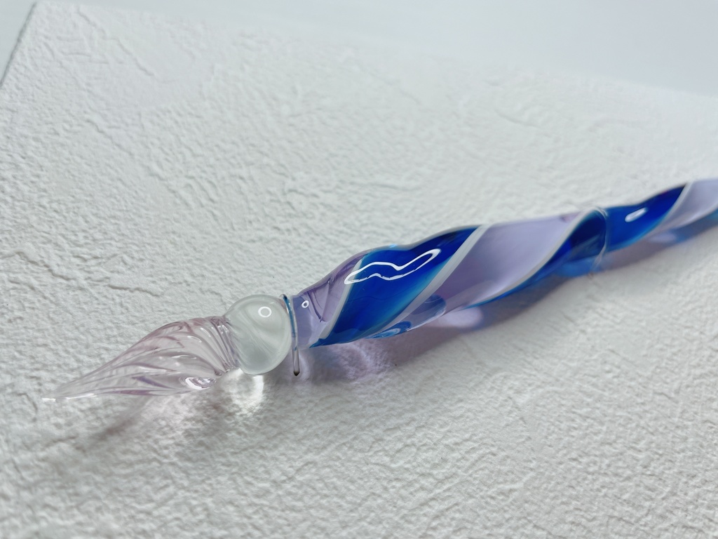 薄暮のレースガラスペン