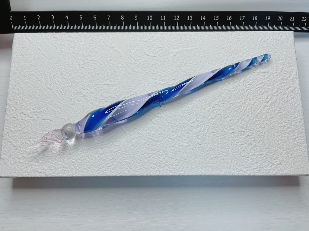 薄暮のレースガラスペン