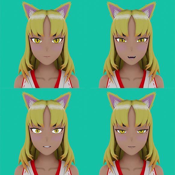 【無料配布】【vtuber】【VRMモデル】【3Dモデル】