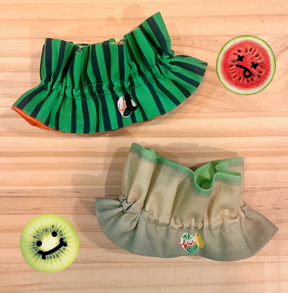 ぬい用フルーツカラー🍉🥝