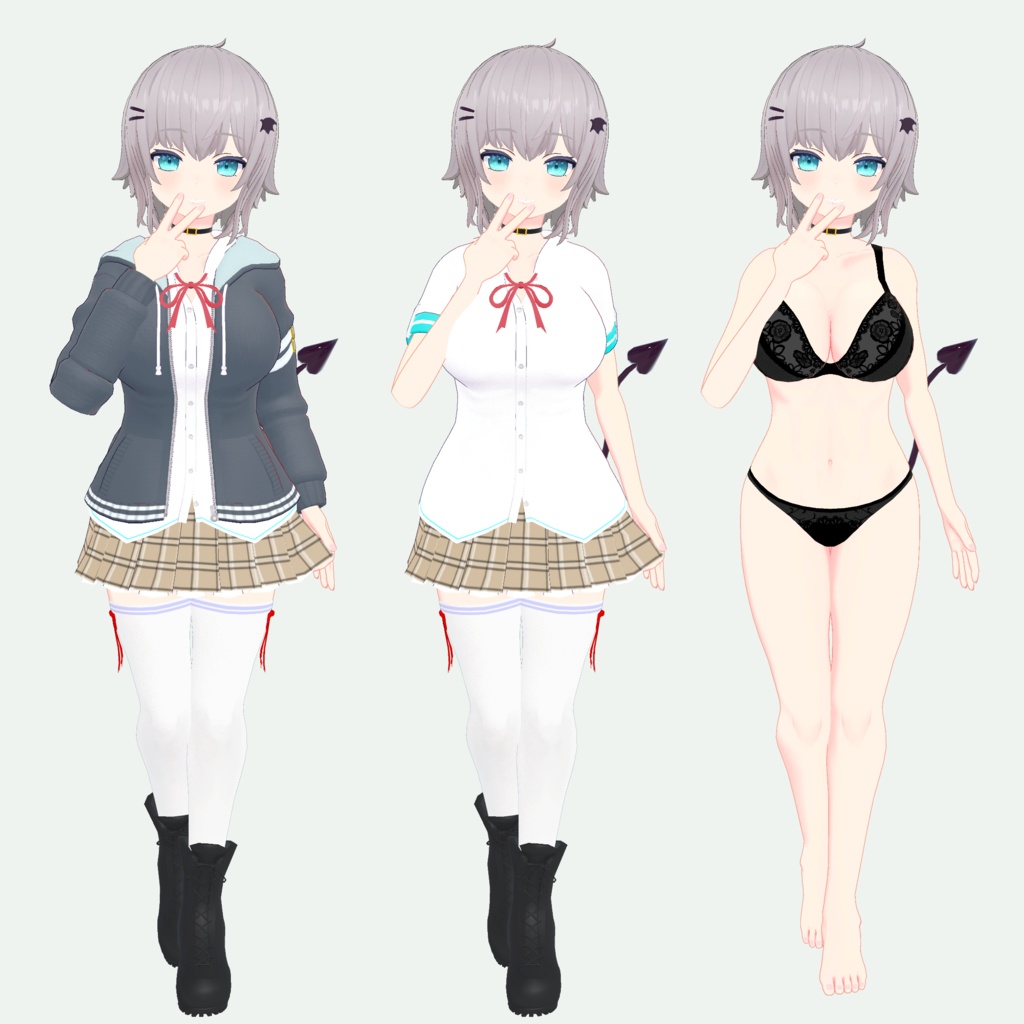 オリジナル3Dモデル「ホワイト・ノート」