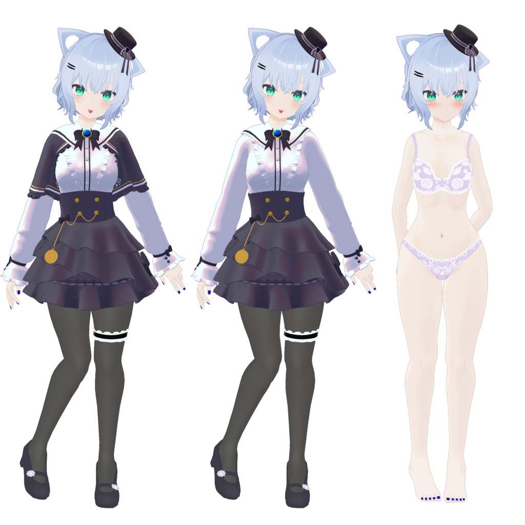 オリジナル3Dモデル「ルティエ」