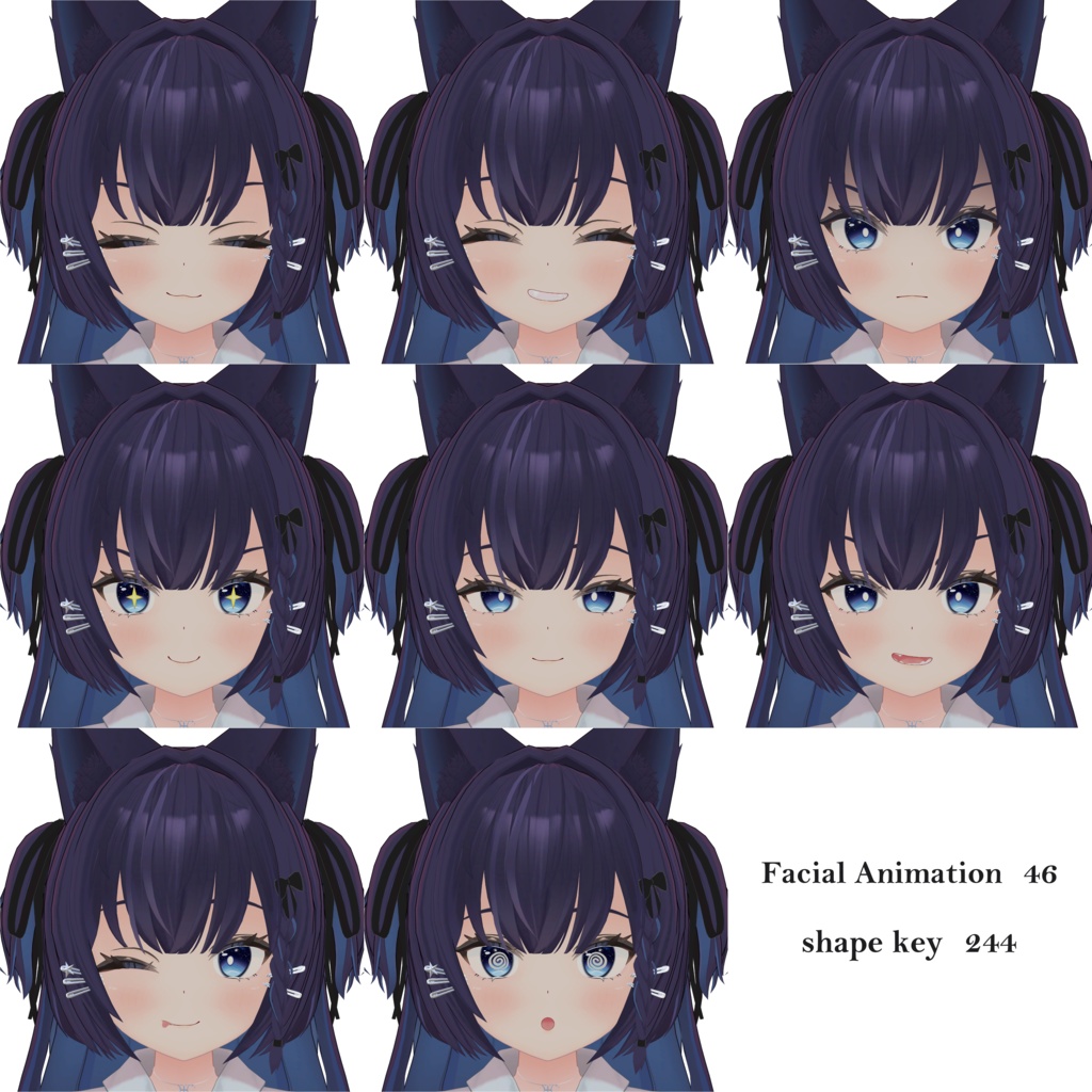 オリジナル3Dモデル「アレティア」ver1.03