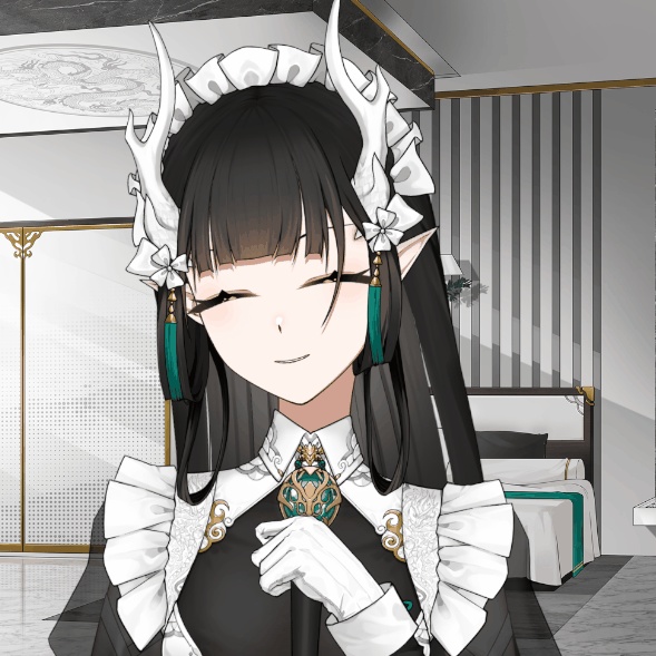 無料!「StArs」「竜メイドの仕え」金星—敖小白(あお こはく)Live2Dモデル全身