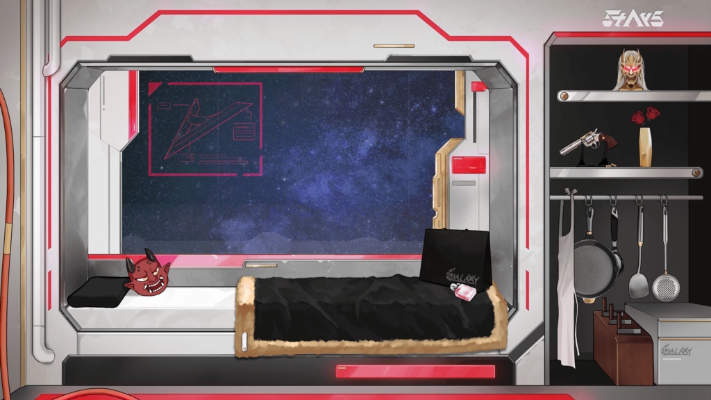 無料!「StArs」火星—荧惑(ほたる)Live2Dモデル全身