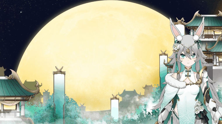 無料!「StArs」「月宮の玉兎」水星—茉秋璃(マーキュリー)Live2Dモデル全身