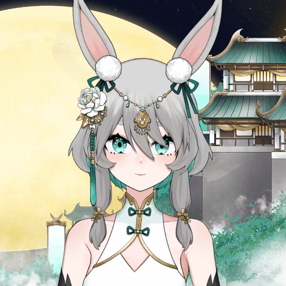 無料!「StArs」「月宮の玉兎」水星—茉秋璃(マーキュリー)Live2Dモデル全身