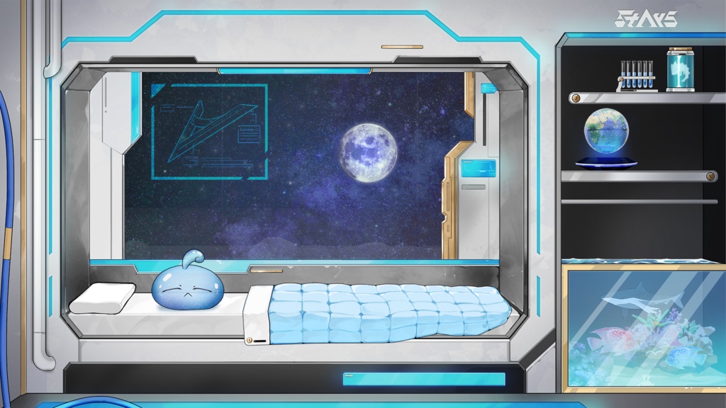 無料!「StArs」地球—忒菈(テラ)Live2Dモデル全身