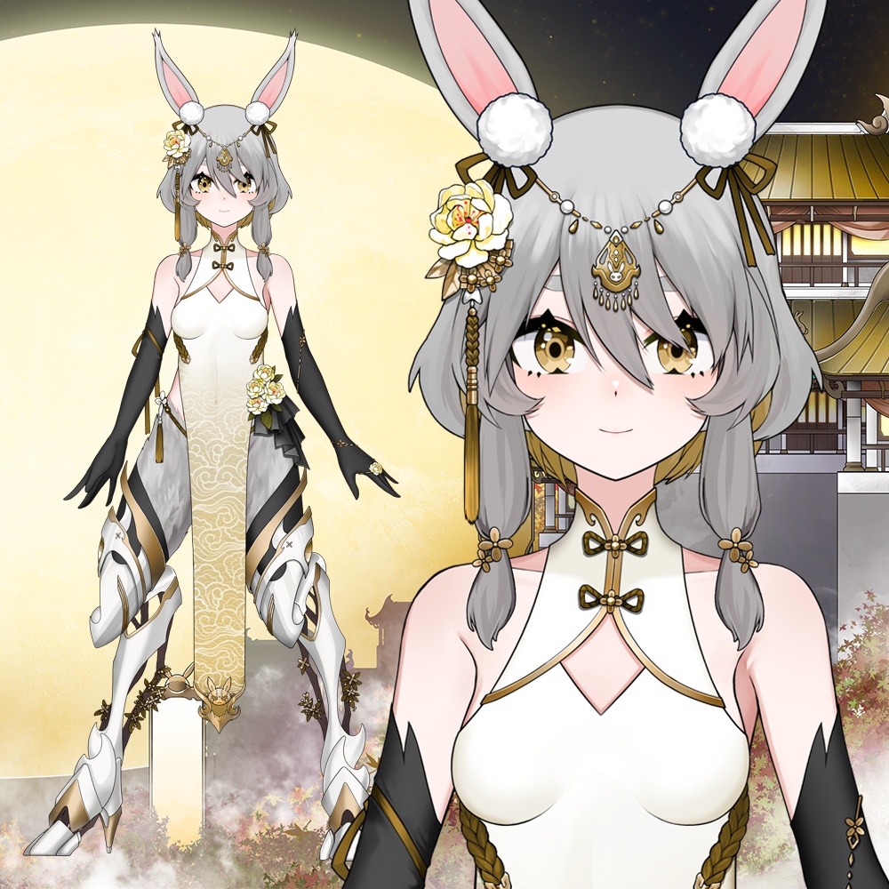 量贩!「StArs」「月宮の玉兎/SP·绚辉」水星—茉秋璃(マーキュリー)Live2Dモデル全身