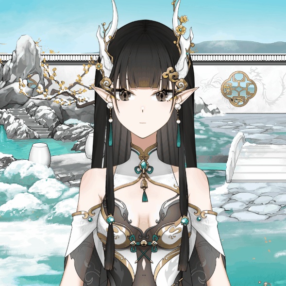 無料!「StArs」「踏雪尋梅」金星—敖小白(あお こはく)Live2Dモデル全身