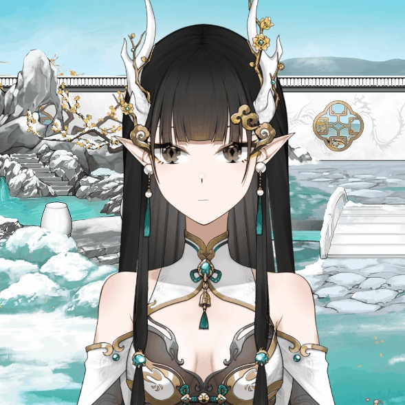 無料!「StArs」「踏雪尋梅」金星—敖小白(あお こはく)Live2Dモデル全身