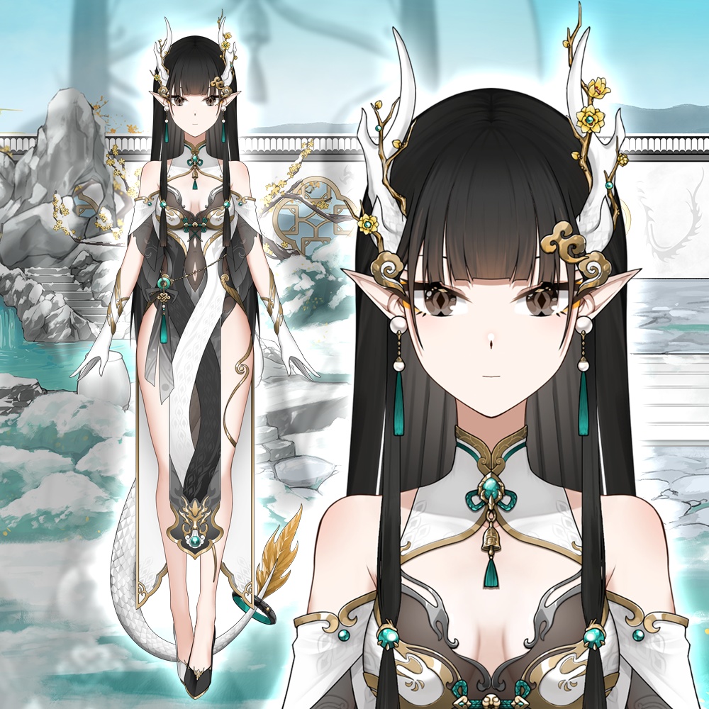 無料!「StArs」「踏雪尋梅」金星—敖小白(あお こはく)Live2Dモデル全身