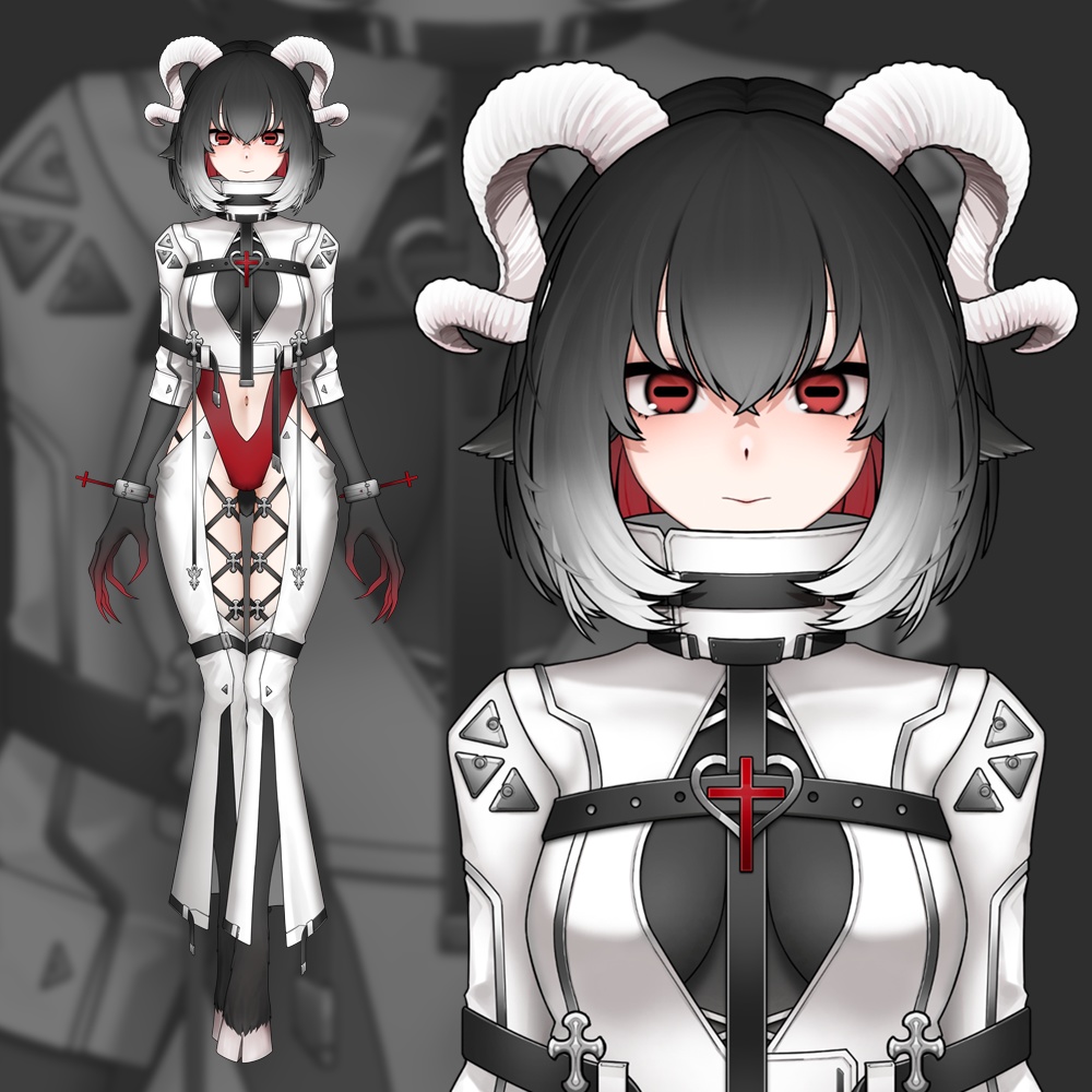 無料!「StArs」冥王星—魔夜(マヤ)Live2Dモデル全身