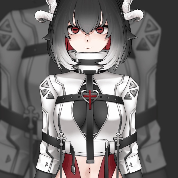 無料!「StArs」冥王星—魔夜(マヤ)Live2Dモデル全身