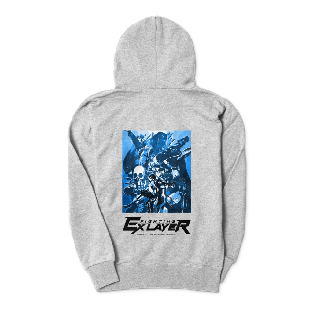 FIGHTING EX LAYER - Zip-up Hoodie (Blue)
