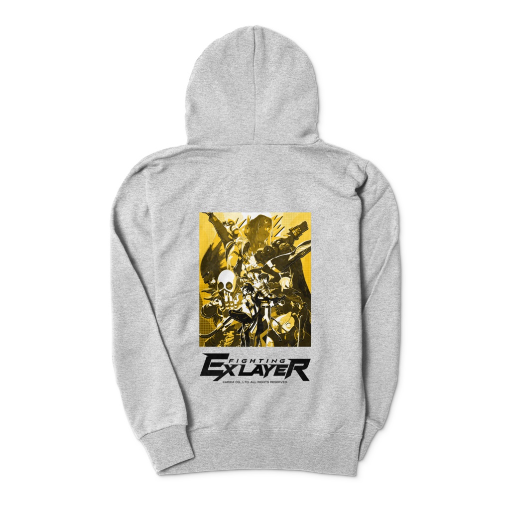 FIGHTING EX LAYER - Zip-up Hoodie (Yellow)