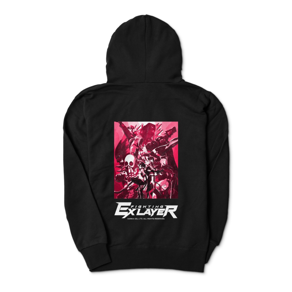 FIGHTING EX LAYER - Zip-up Hoodie (Pink)