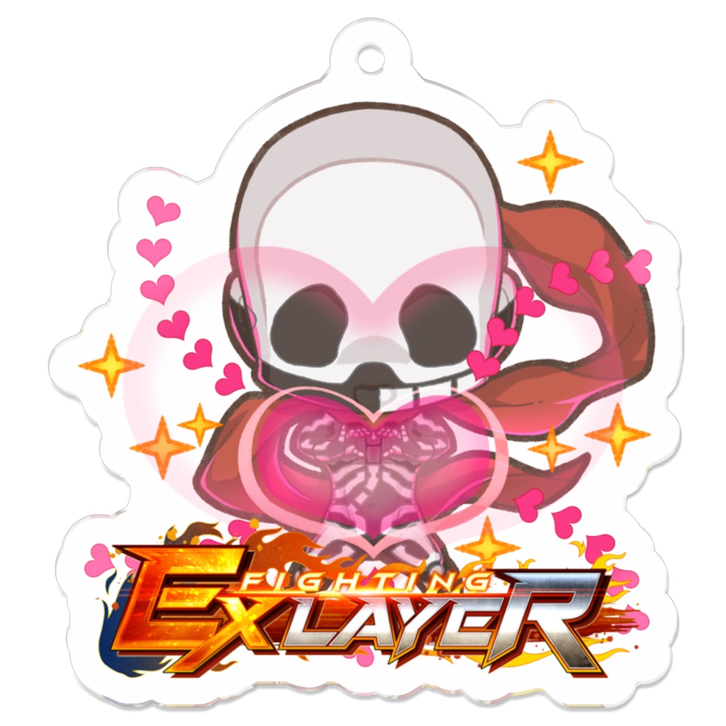 mini Skullomania (type A) - Acrylic Keychain