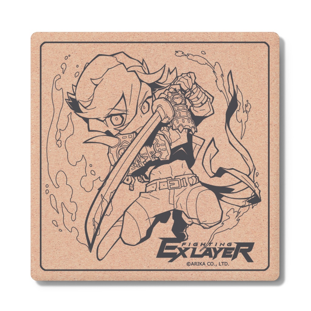 Hayate Cork-ish Coaster（コルク風コースター）