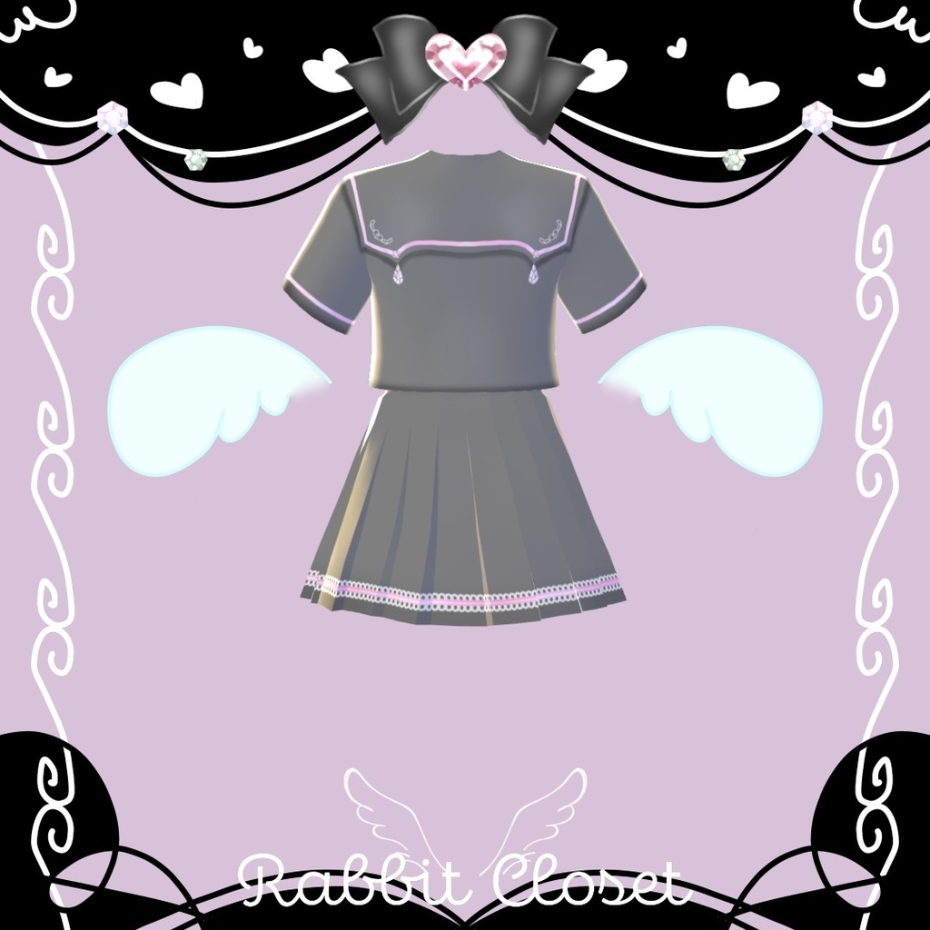 RCセーラーコーデセット【VRoid用衣装】