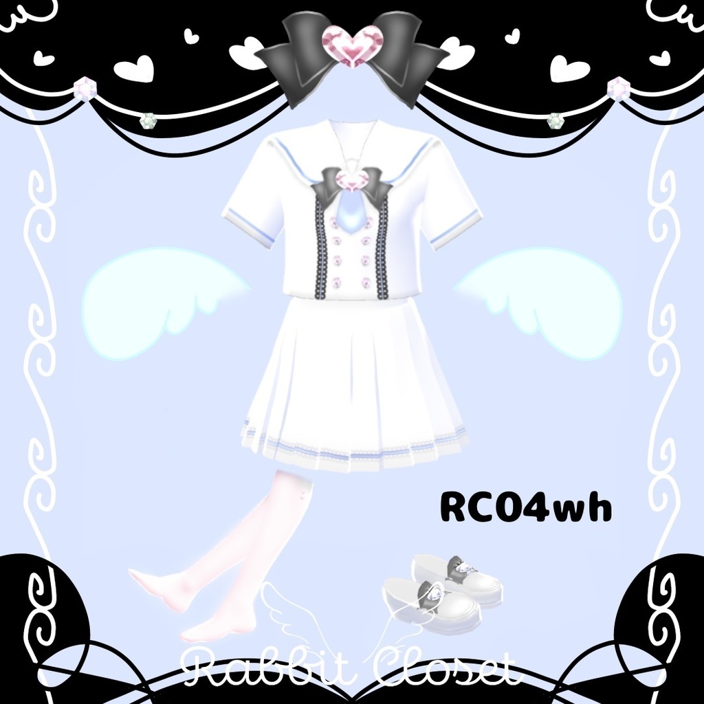 RCセーラーコーデセット【VRoid用衣装】
