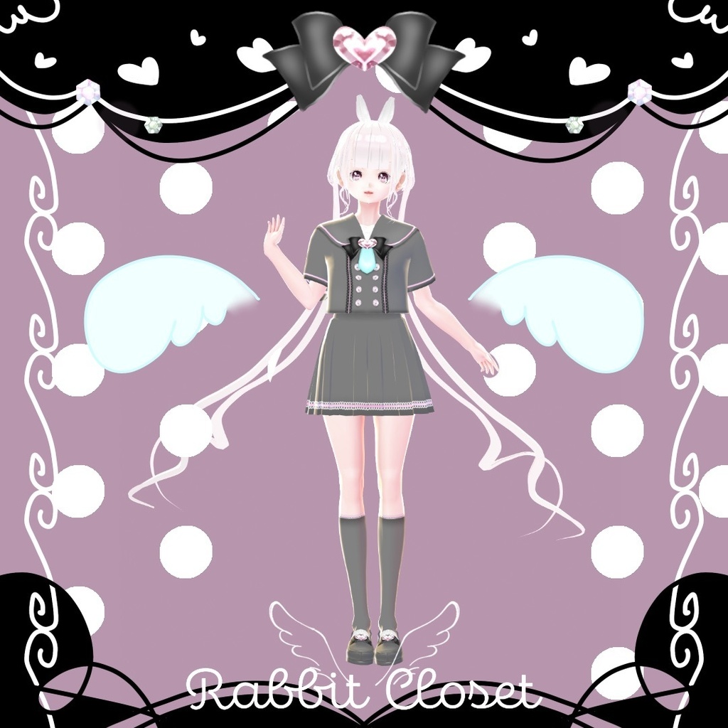 RCセーラーコーデセット【VRoid用衣装】