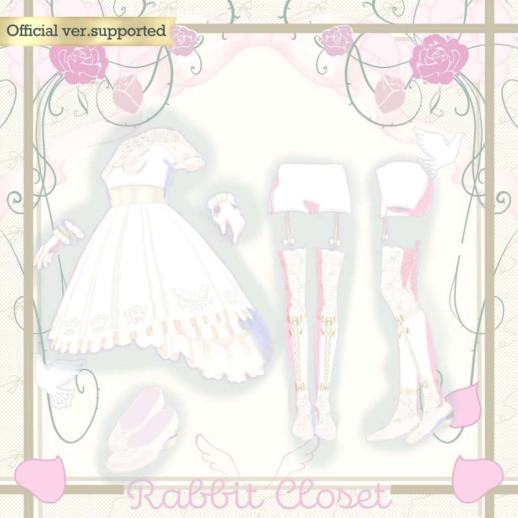 【Official ver. supported】Wedding lolita dress
