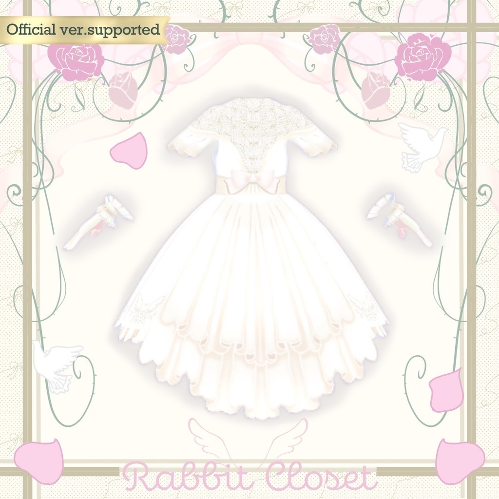 【Official ver. supported】Wedding lolita dress