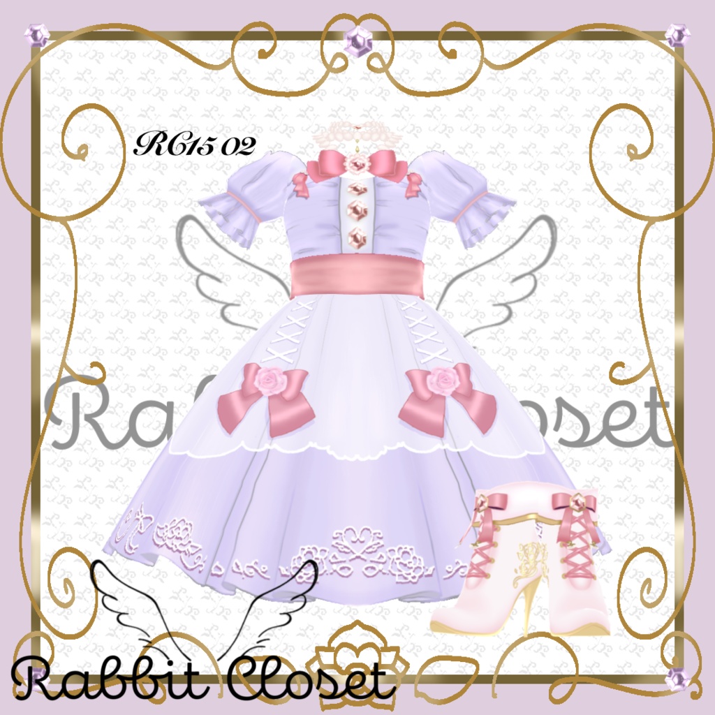 【VRoid】Floral Dress