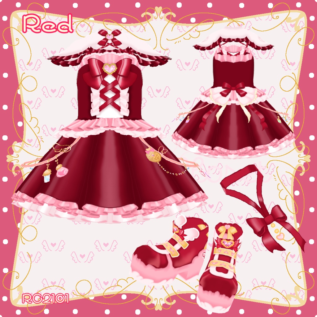 【VRoid】なりきり魔法少女コーデセット