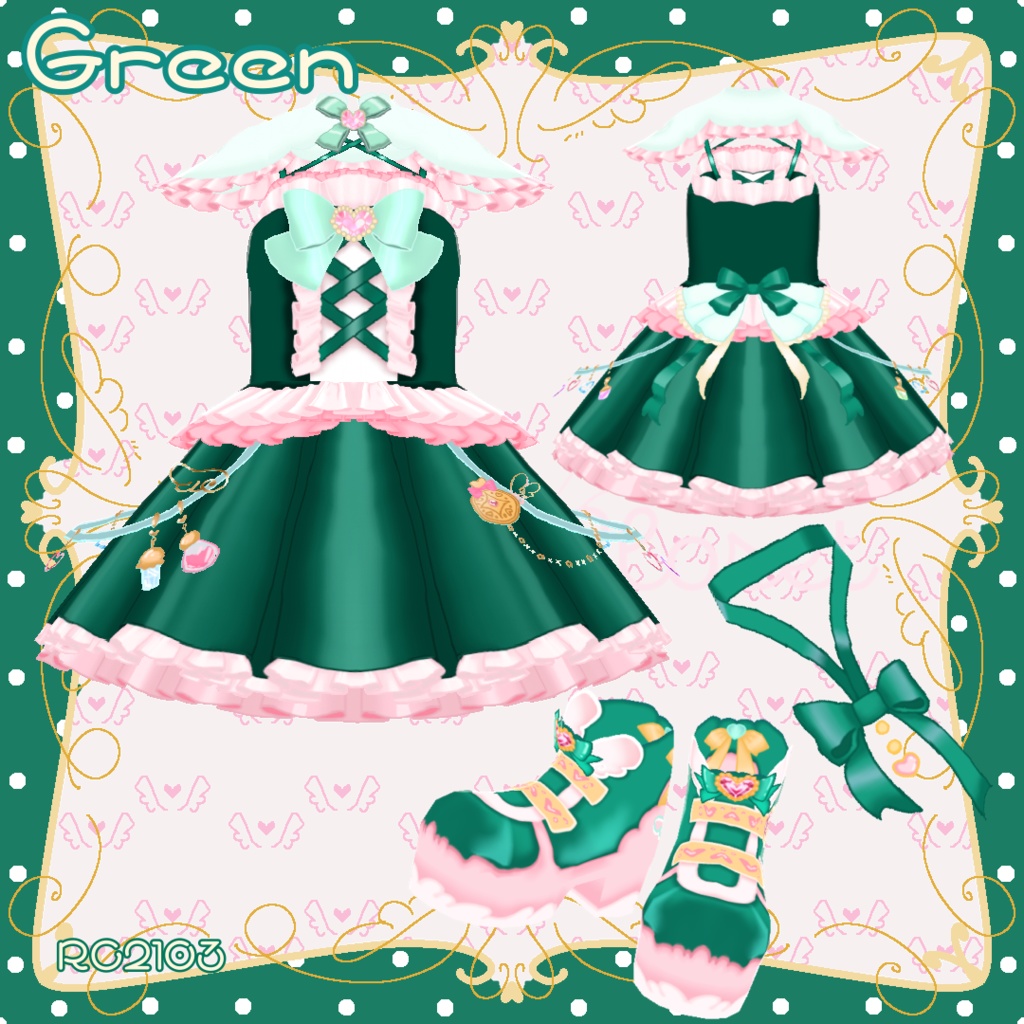 【VRoid】なりきり魔法少女コーデセット