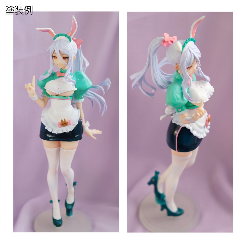 【キット版】兎美ショーコさんフィギュア カフェ店員風衣装Ver