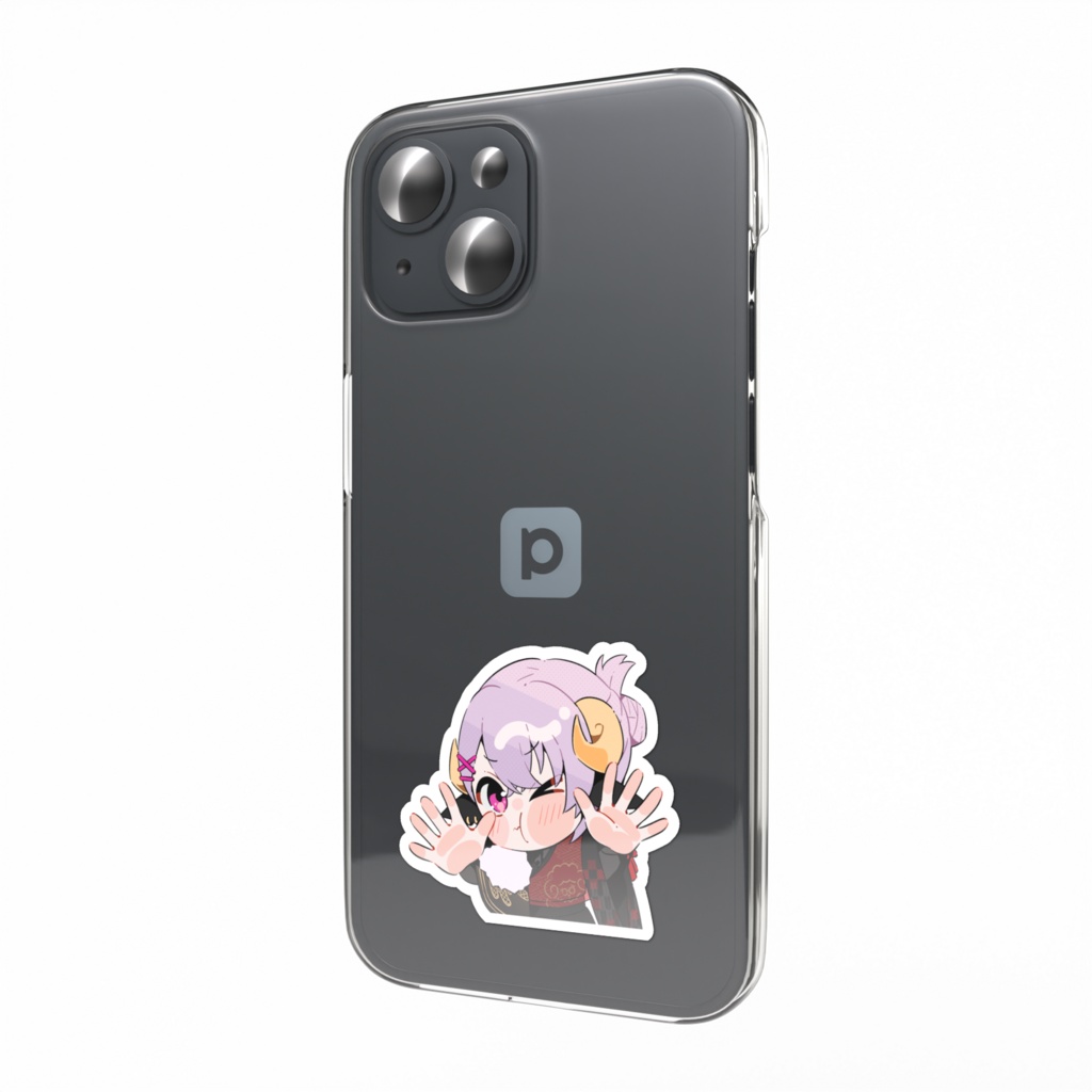 【椎風たにこ】張り付きスマホステッカー