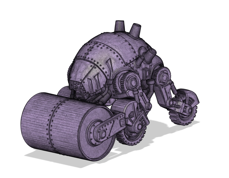 【3Dプリント用データ】ラスティ・ネイル & アイアン・ローラー セット【TERRA NAUTS】