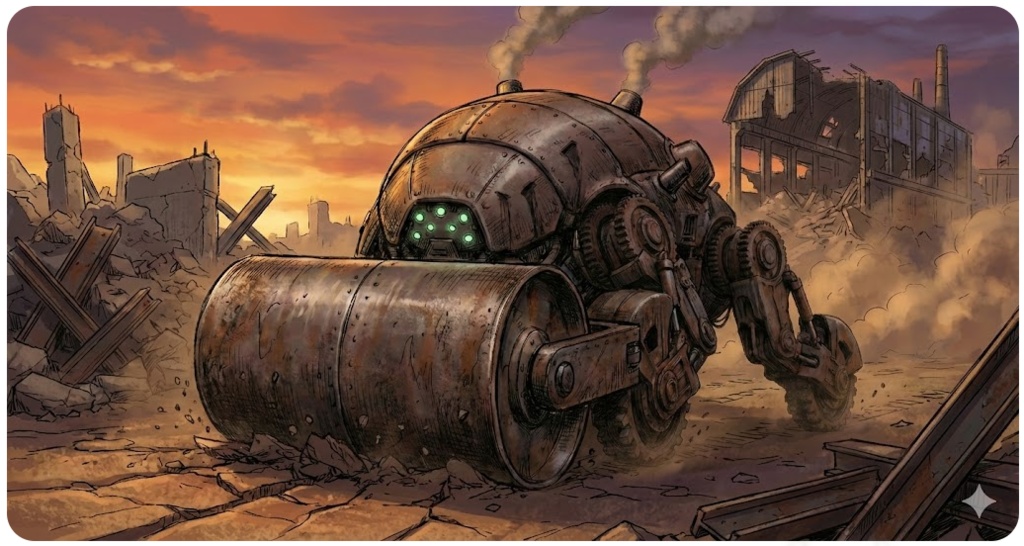 【3Dプリント用データ】ラスティ・ネイル & アイアン・ローラー セット【TERRA NAUTS】