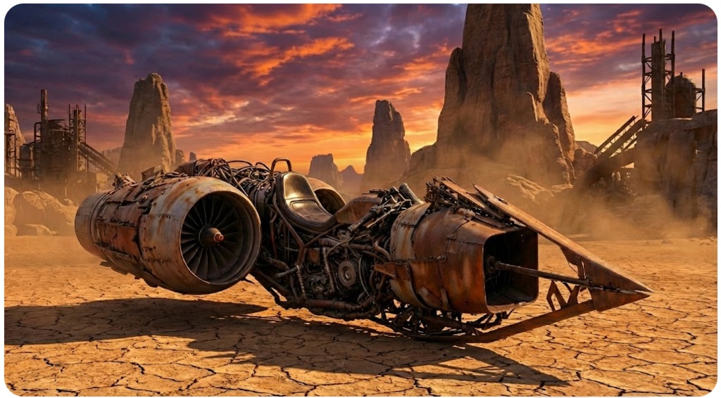 【3Dプリント用データ】ラスティ・ネイル ＆ アイアン・ローラー セット【TERRA NAUTS】