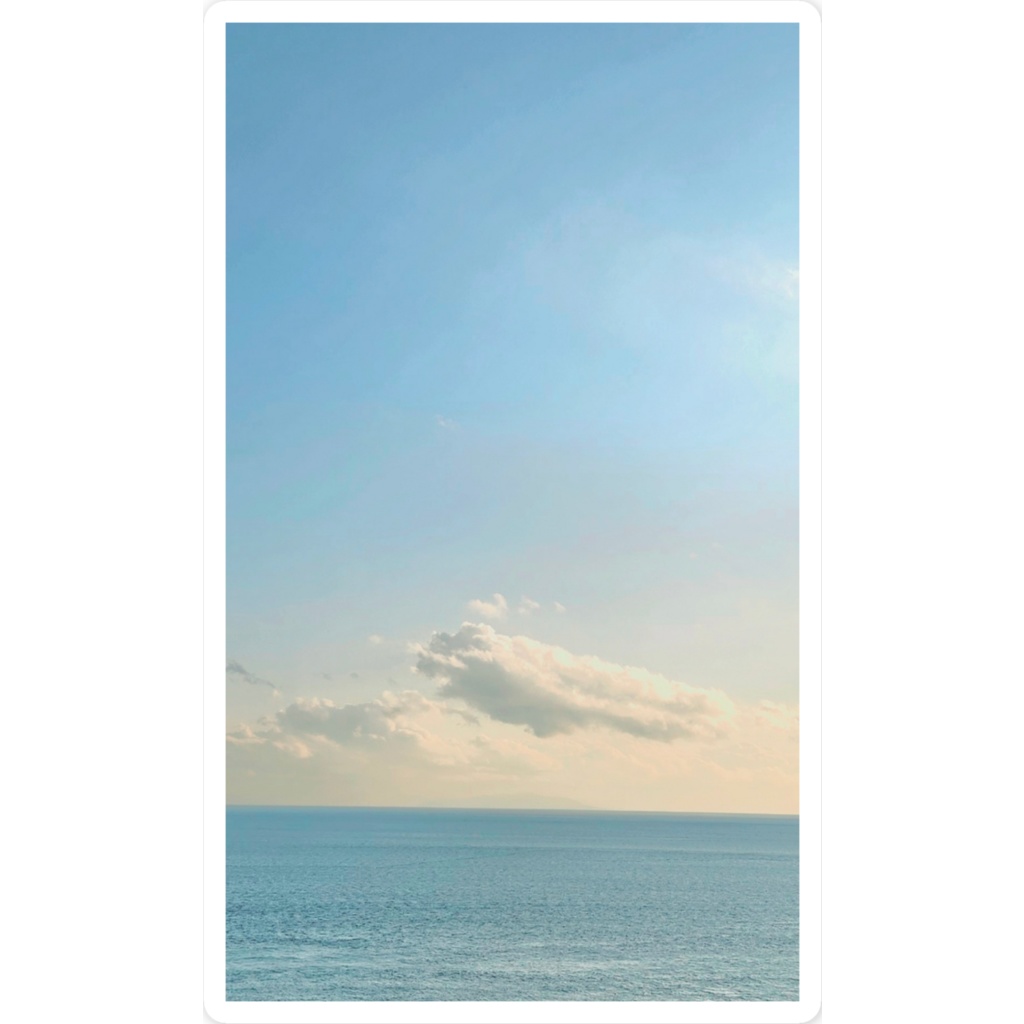 江ノ島の海と空 ブルー