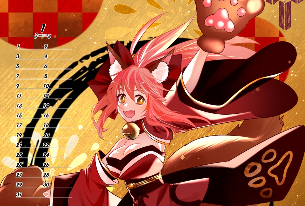 タマモキャット卓上カレンダー【非公式】