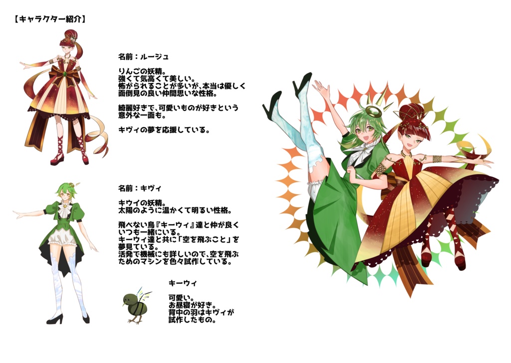 【オリジナルイラスト本】Fruits!