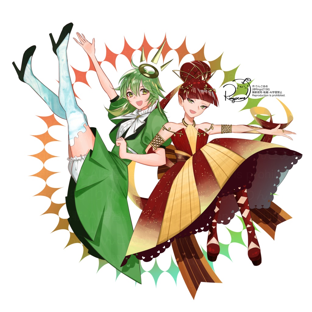 【オリジナルキャラクター2人】アクリルスタンド