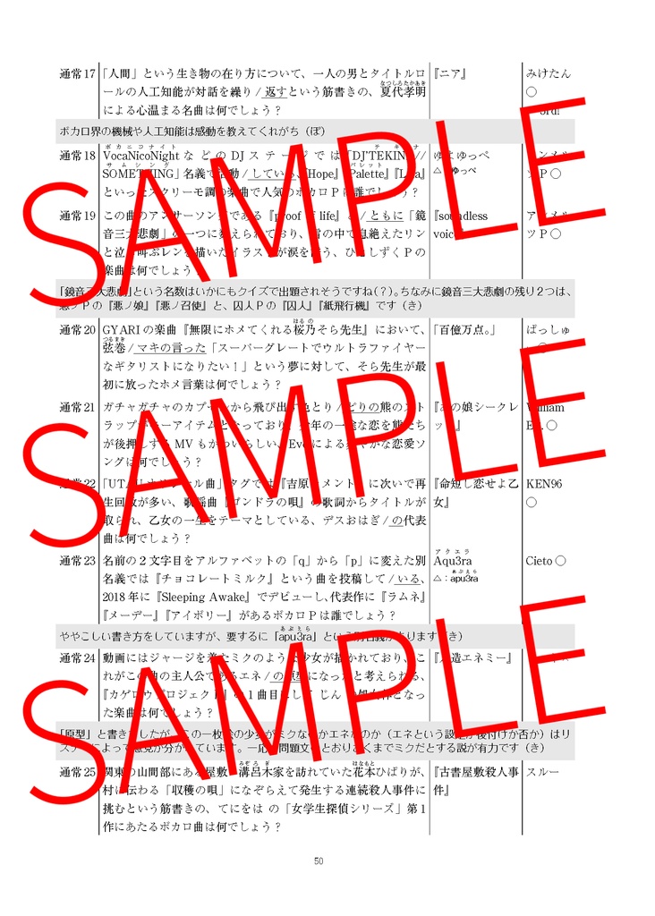 ボカクイ 公式記録集(送料無料)