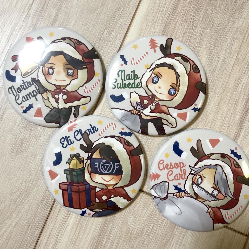 IdentityV_第五人格_缶バッチ(クリスマス限定シリーズ)