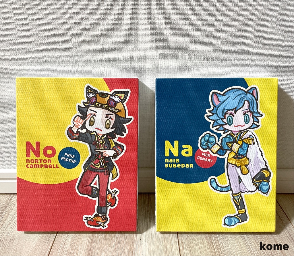 チュンとにゃわーぶのミニキャンバスアート_第五人格