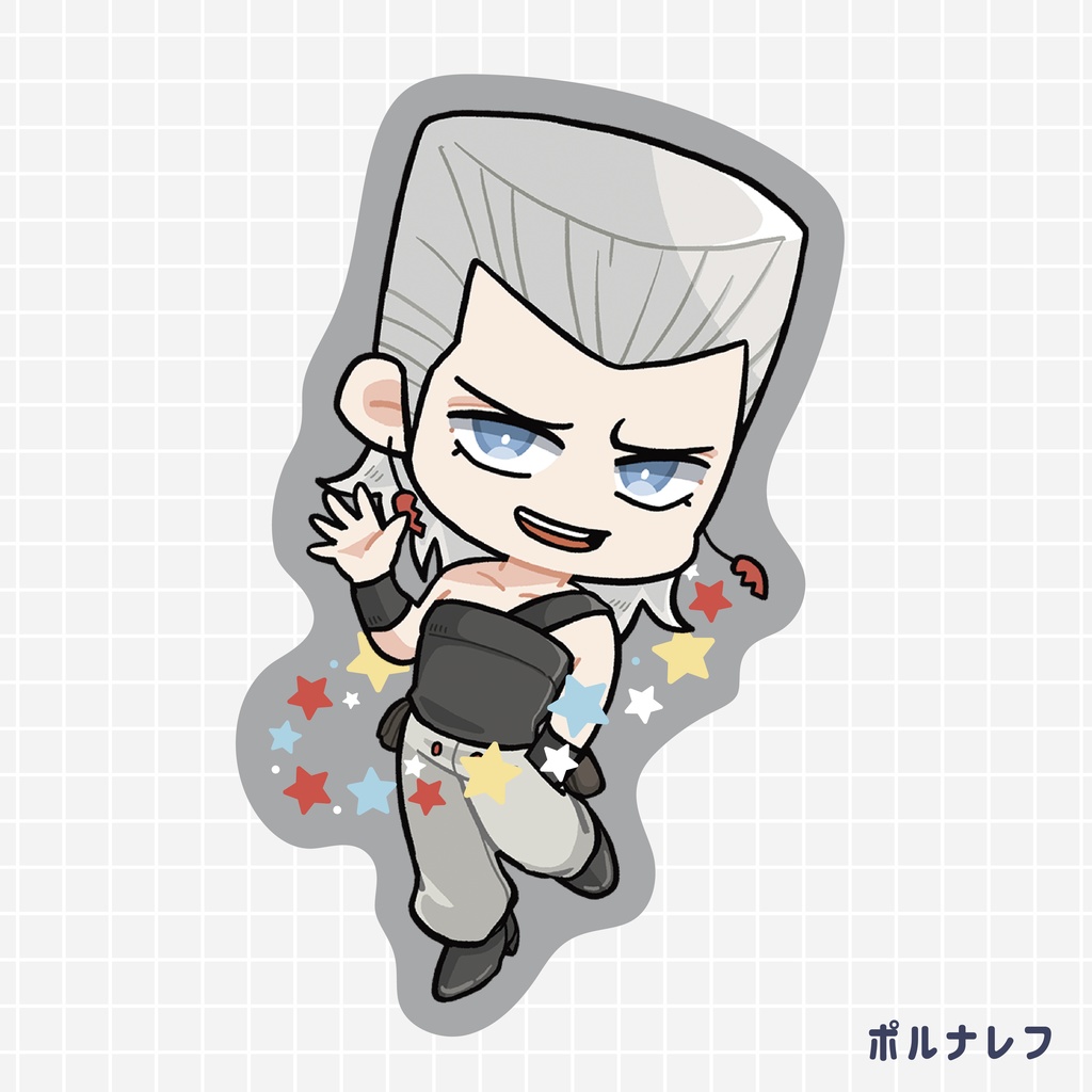 ジョジョ_マットステッカー
