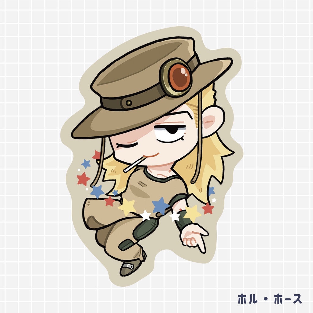 ジョジョ_マットステッカー