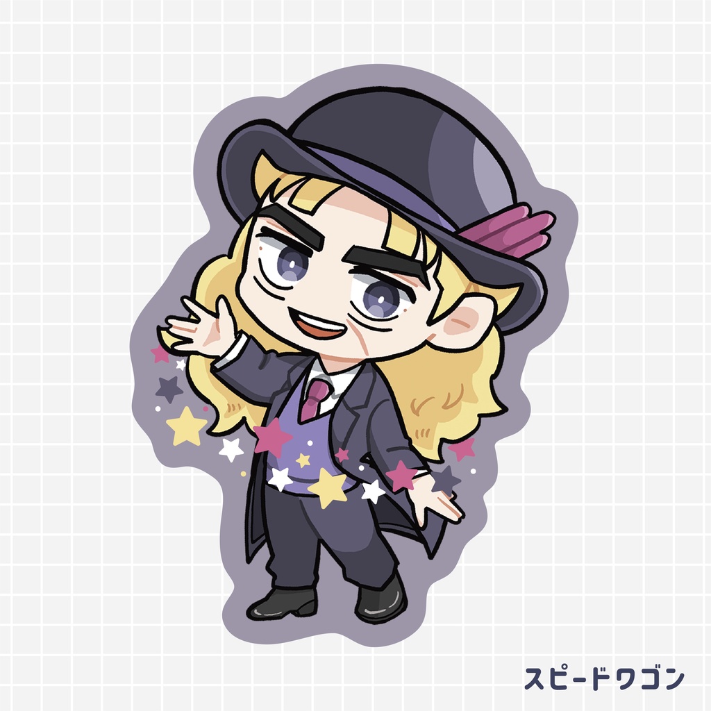 ジョジョ_マットステッカー