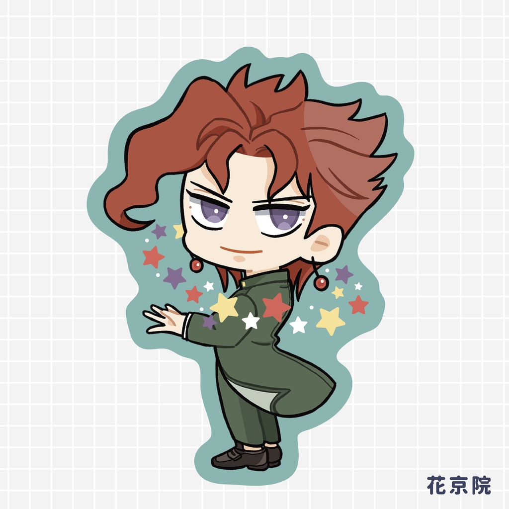 ジョジョ_マットステッカー