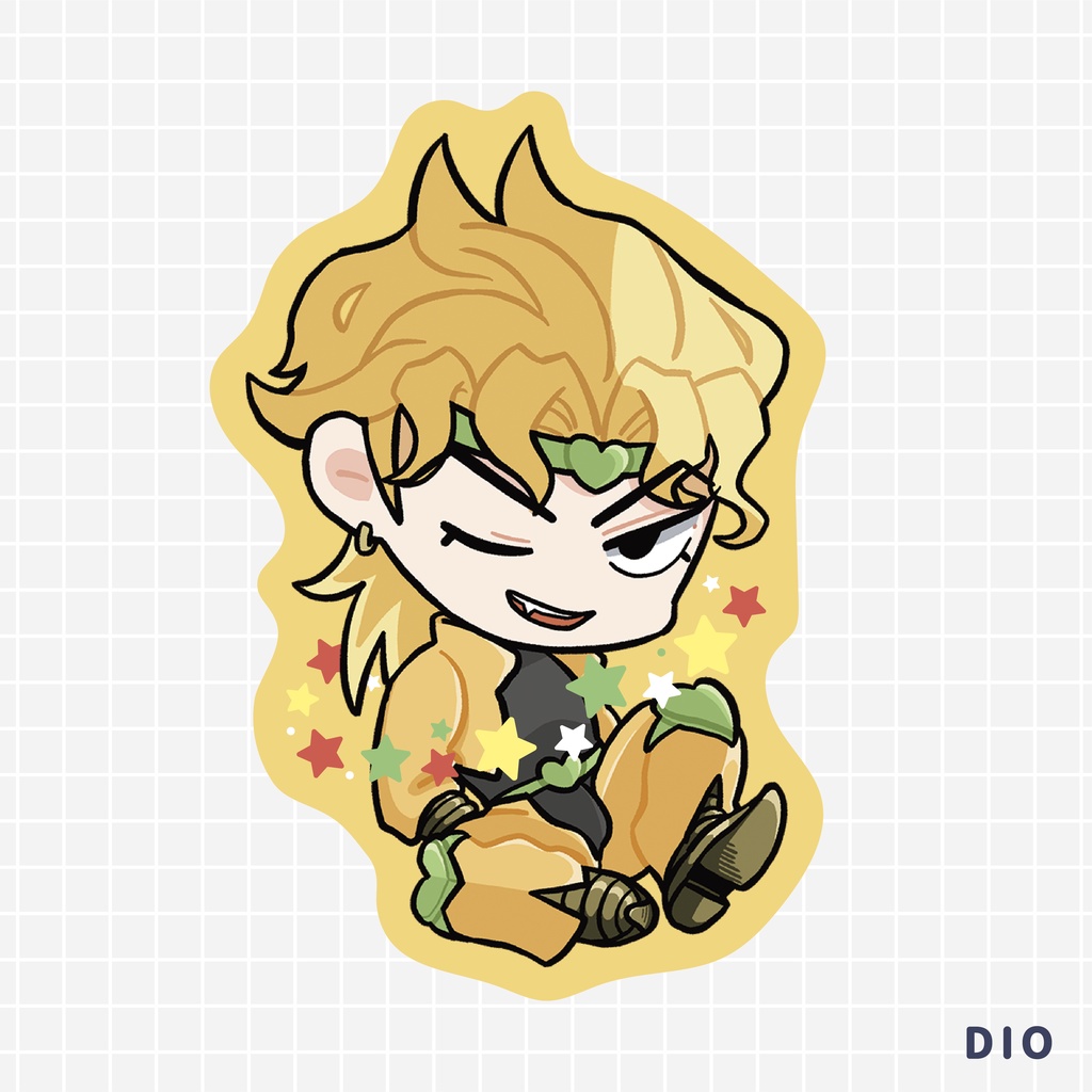 ジョジョ_マットステッカー