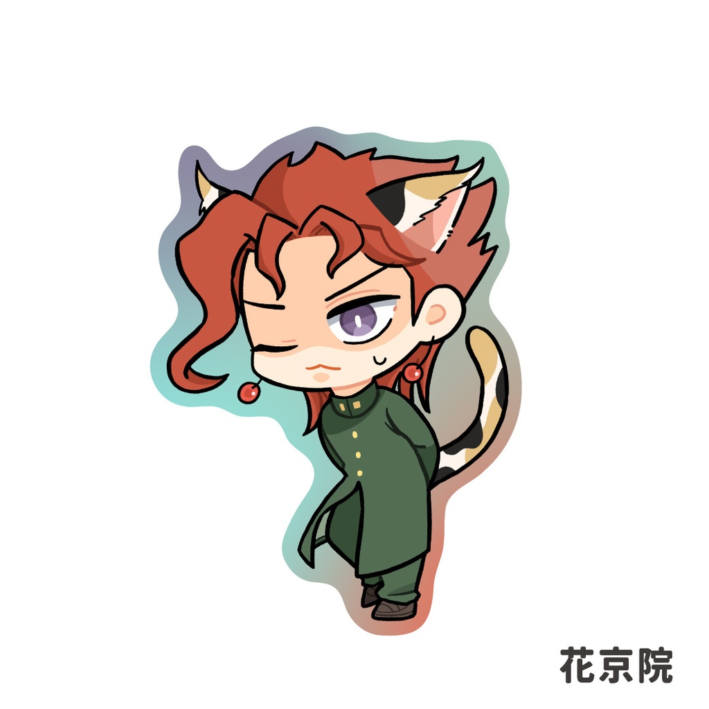 ジョジョ_マットステッカー(スタンドこうげきをうけている!?ver.)