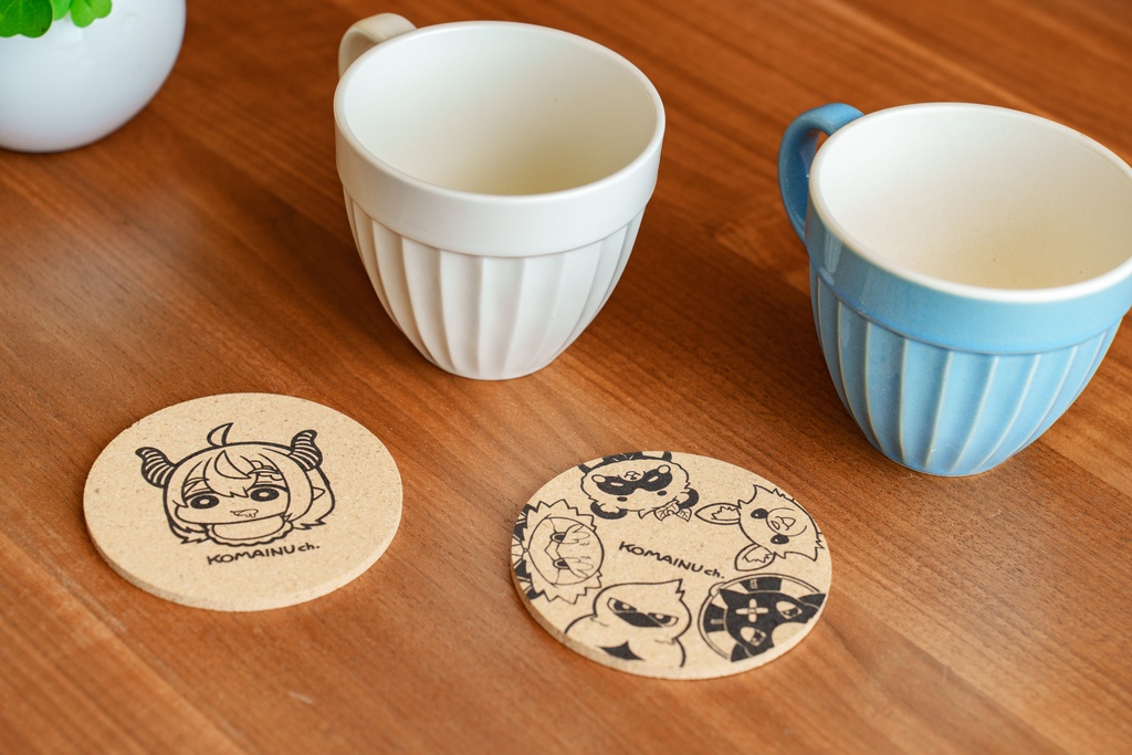 【こまいぬ】赤ちゃんラプラスのコースター【非公式】